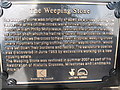 Weeping Stone Plaque