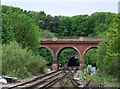 Linton Road Bridge with tunnel behind