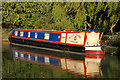 Narrowboat moored below bridge 24, Grand Union Canal