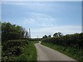 Road westwards towards Rhosbeirio