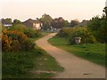 West Howe: path to Downey Close