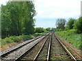 Railway towards Nafferton Station