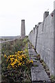 Remains of industrial buildings at Leswidden China Clay Works