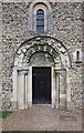 Holy Cross, Felsted, Essex - West doorway