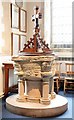 Holy Cross, Felsted, Essex - Font