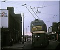 Trolleybus reversing at North Ormesby