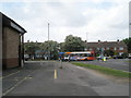 Looking from Bishopstoke Road down to Dunsbury Way