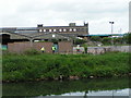 River Tone and Taunton Railway station yard