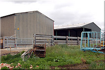 SP4566 : New sheds at Home Farm, Broadwell by Andy F