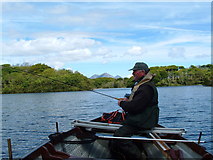 NR4066 : Fishing on Loch Ballygrant - Isle of  Islay by Brian Turner