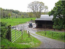 H1713 : Barns at Lisgrudy by Oliver Dixon