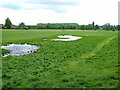 Pools in recreation area by River Lark