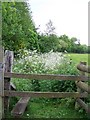 Stile and footpath near Stuckton