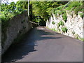 Road next to the church, Pilton