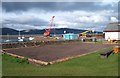 NS0667 : Petanque Pitch, Port Bannatyne by Barbara Carr