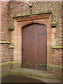 SJ5795 : All Saints Parish Church, Newton-le-Willows, Doorway by Alexander P Kapp