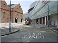 New bus lane leading to White City bus station