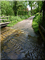 Ford across the approach to Arger Fen