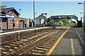 On the platform at Castlerock railway station