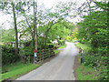 Bridge across stream at Cloddiau