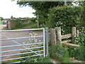 Footpath crosses East Hill Road