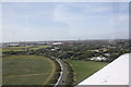 Overflying Queensway at 180 ft on short final Blackpool Airport