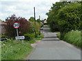 Road into Manton from the west