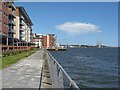 Sea front development near Victoria Dock