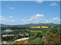 NJ7316 : View west from the 'lookout' at the Place of Origin Kemnay (May 08) by Peter Robinson