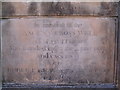 NT0077 : Inscription on the Ancient Cross Well of Linlithgow by Stevie Spiers