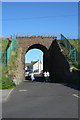 Leaving the West Strand for the Town under the arch