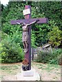 Crucifix in St Aloysius College, Hornsey Lane N6