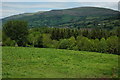 Pen Cerrig-calch viewed from near Pen-pedair-heol