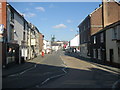 Looking up Well Street from Ye Olde Anchor Inn, Ruthin