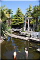 Fancy pond at Foxhunter caravan park