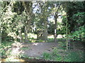 Entrance to the ice house at the former Wade Court