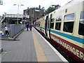 Train just arrived at Springburn station