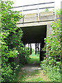 TL6259 : Footpath under the railway by Hugh Venables