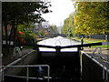 The Hertford Union Canal from the top lock