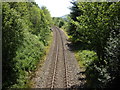 Railway line from Huntly to Insch