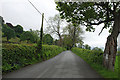 The B4403 near Bryn Golau