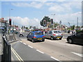 Traffic lights in Forton Road