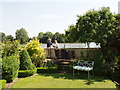 Garden with riverside terrace