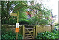 Gate, footpath, Ravenglass