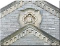 Carving on Methodist Church, Bude