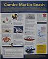 Information panel, Combe Martin Beach