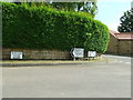 Road Junction And Old Sign