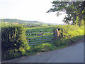 SJ2216 : Tan House farm gate by John Firth