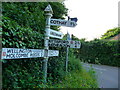 Taunton Deane : Signpost & Road