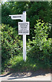 Signpost to Prescote, Cropredy